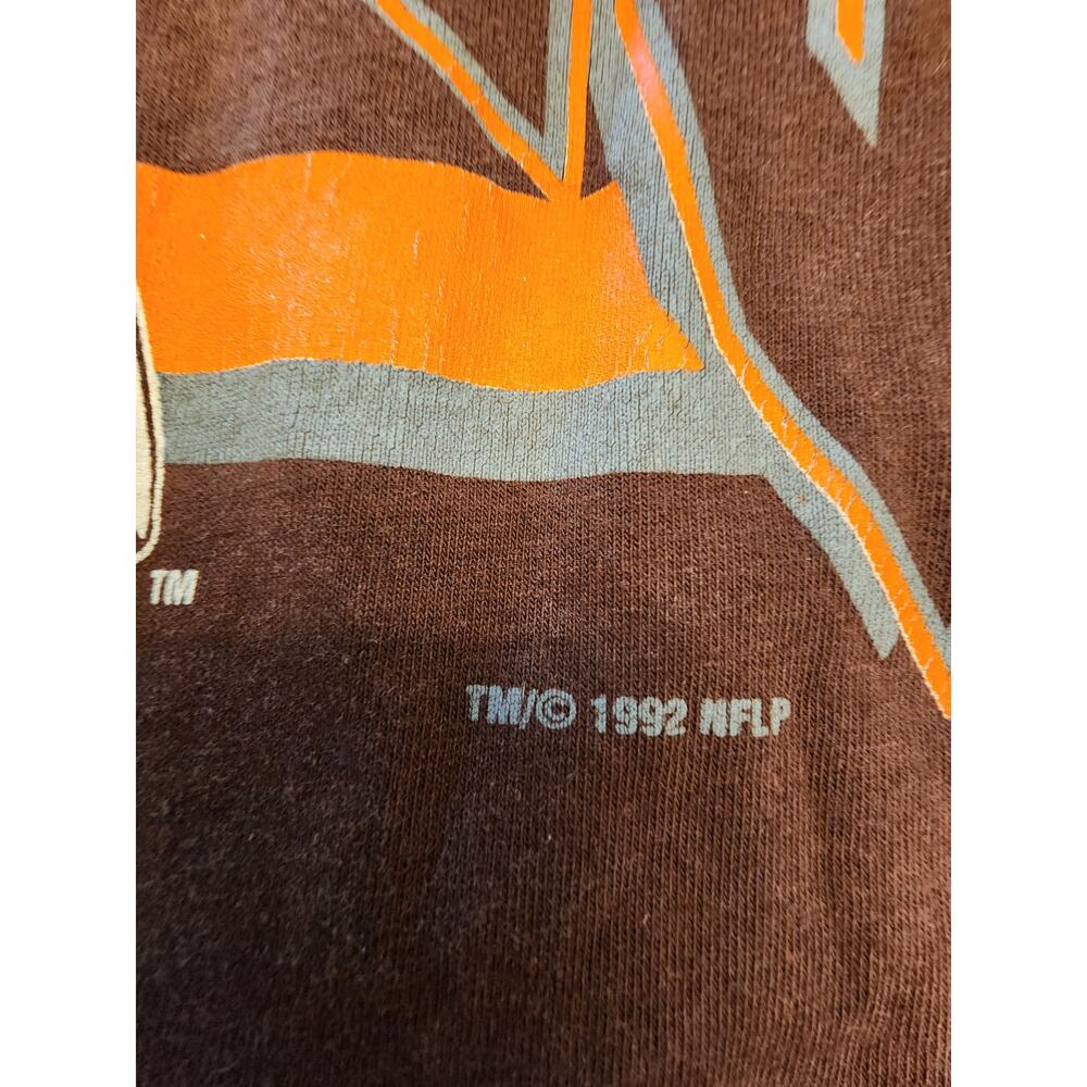 VTG Cleveland Browns Football Shirt SZ XL 90s NFL Sportswear - Picture 4 of 10